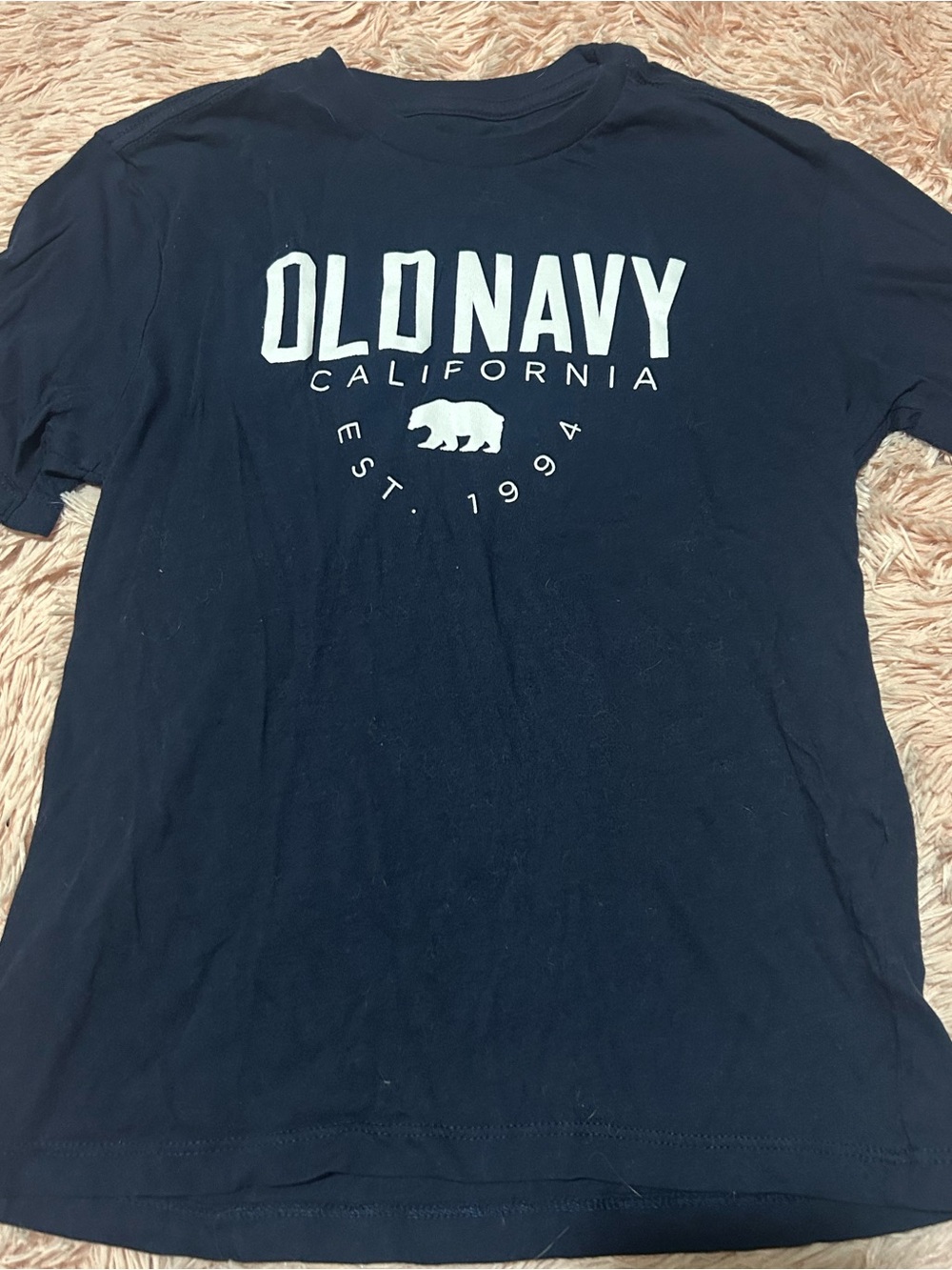 Old Navy Kids Navy Graphic Tee - California Bear Logo size M (8).